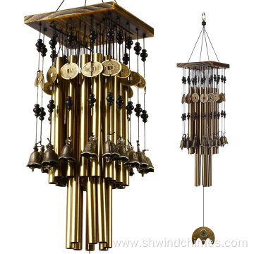 Large Outdoor Copper Wind Chimes for Garden Decoration